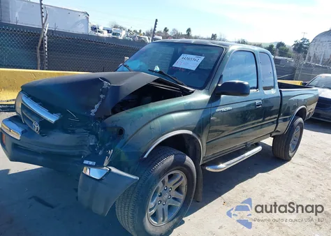 2000 Toyota Tacoma Prerunner из США, поврежденный, VIN 4TASM92N1YZ656401